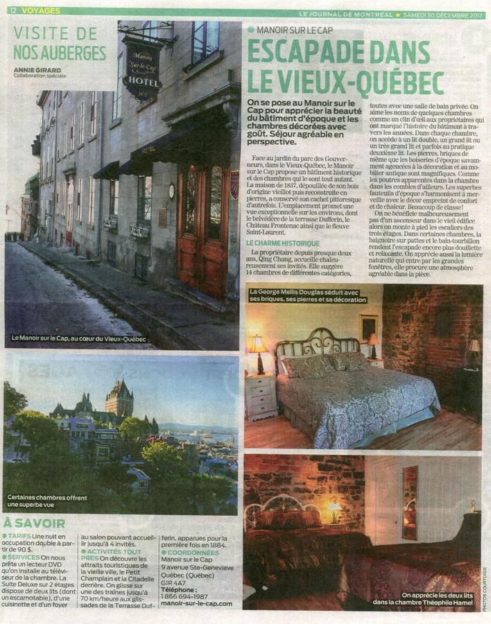 Manoir Sur Le Cap Hotell Québec Exteriör bild
